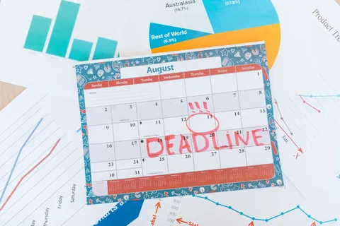 Exam calendar, top banner